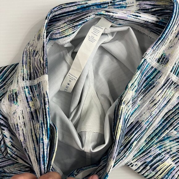 Lululemon Inspire Crop II FGRT Multicolor Full On Luxtreme Medium Rise Legging 6 - Picture 7 of 8
